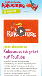 Mobile Screenshot of drache-kokosnuss.de